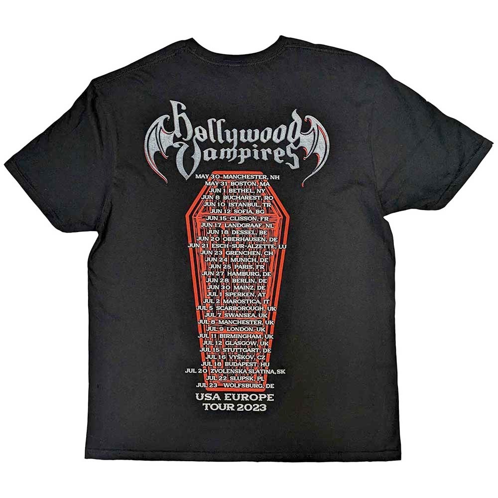 Hollywood Vampires - Caricatures Heren Tshirt - Zwart